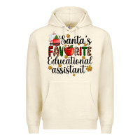 Sandshell santa's favorite educational assistant Premium Hoodie - AdoDesignShop