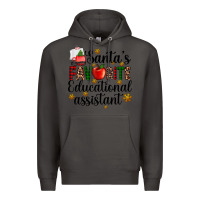 Smoke santa's favorite educational assistant Premium Hoodie - AdoDesignShop