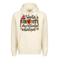 Tofu santa's favorite educational assistant Premium Hoodie - AdoDesignShop