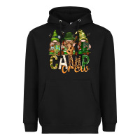Black camp crew with gnomies Heavyweight Hoodie - texasbilliewilder