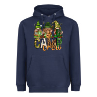 Navy camp crew with gnomies Heavyweight Hoodie - texasbilliewilder