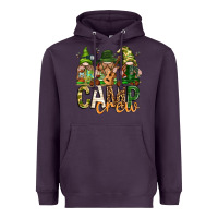 Plum camp crew with gnomies Heavyweight Hoodie - texasbilliewilder