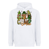 White camp crew with gnomies Heavyweight Hoodie - texasbilliewilder