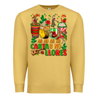 Antique Gold ay ay ay ay canta y no llores coffee cups Premium Sweatshirt - Zillion Design Studio
