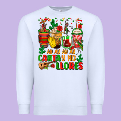 Ay Ay Ay Ay Canta Y No Llores Coffee Cups Premium Sweatshirt Designed By Zillion Design Studio