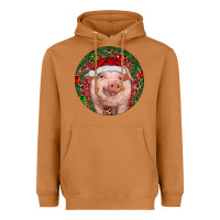 Meerkat Pig Christmas Heavyweight Hoodie - RanaPortraitStore