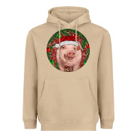 Mushroom Pig Christmas Heavyweight Hoodie - RanaPortraitStore