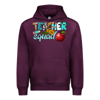 Mauve Wine teacher squad Urban Hoodie - BundleAndBundleShop