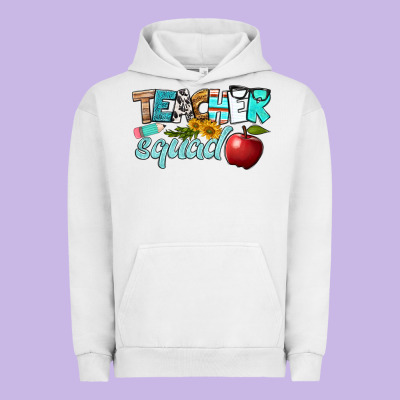 Teacher Squad Urban Hoodie Designed By Bundleandbundleshop