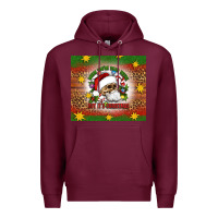 Burgundy when you're dead inside but it's christmas Premium Hoodie - Artiststas