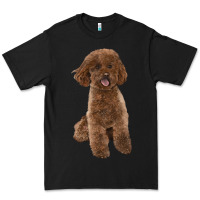 Black Poodles Dog lllustrations Premium Tee - LillyAllenDesigns