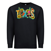 Black texas summer Premium Sweatshirt - texasbilliewilder