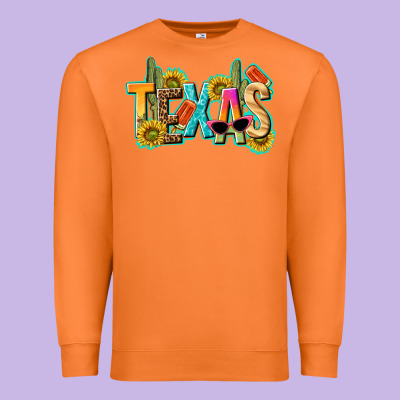 Texas Summer Premium Sweatshirt Designed By Texasbilliewilder