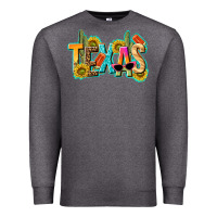 Charcoal Heather texas summer Premium Sweatshirt - texasbilliewilder