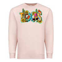 Pale Pink texas summer Premium Sweatshirt - texasbilliewilder