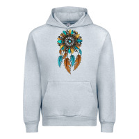 Heather Grey dreamer catcher sunflower Urban Hoodie - JahusDesignShop