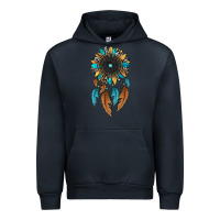 Navy dreamer catcher sunflower Urban Hoodie - JahusDesignShop