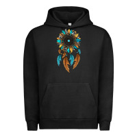 Pigment Black dreamer catcher sunflower Urban Hoodie - JahusDesignShop