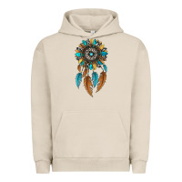Pigment French Oak dreamer catcher sunflower Urban Hoodie - JahusDesignShop