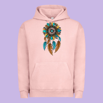 Dreamer Catcher Sunflower Urban Hoodie Designed By Jahusdesignshop