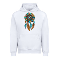 White dreamer catcher sunflower Urban Hoodie - JahusDesignShop