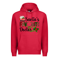 Cardinal santa's favorite doctor Premium Hoodie - AdoDesignShop