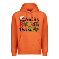 Carrot santa's favorite doctor Premium Hoodie - AdoDesignShop