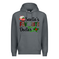 Rock santa's favorite doctor Premium Hoodie - AdoDesignShop