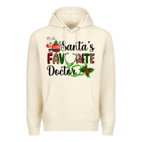 Sandshell santa's favorite doctor Premium Hoodie - AdoDesignShop