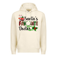 Tofu santa's favorite doctor Premium Hoodie - AdoDesignShop
