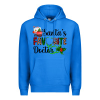 True Royal santa's favorite doctor Premium Hoodie - AdoDesignShop