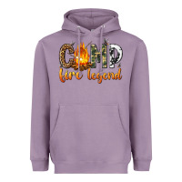 Lavender camp fire legend with fire Heavyweight Hoodie - texasbilliewilder