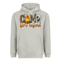 Moon Dust camp fire legend with fire Heavyweight Hoodie - texasbilliewilder