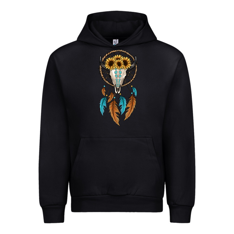 Dreamer Catcher Bull Skull Urban Hoodie by JahusDesignShop | Teevron