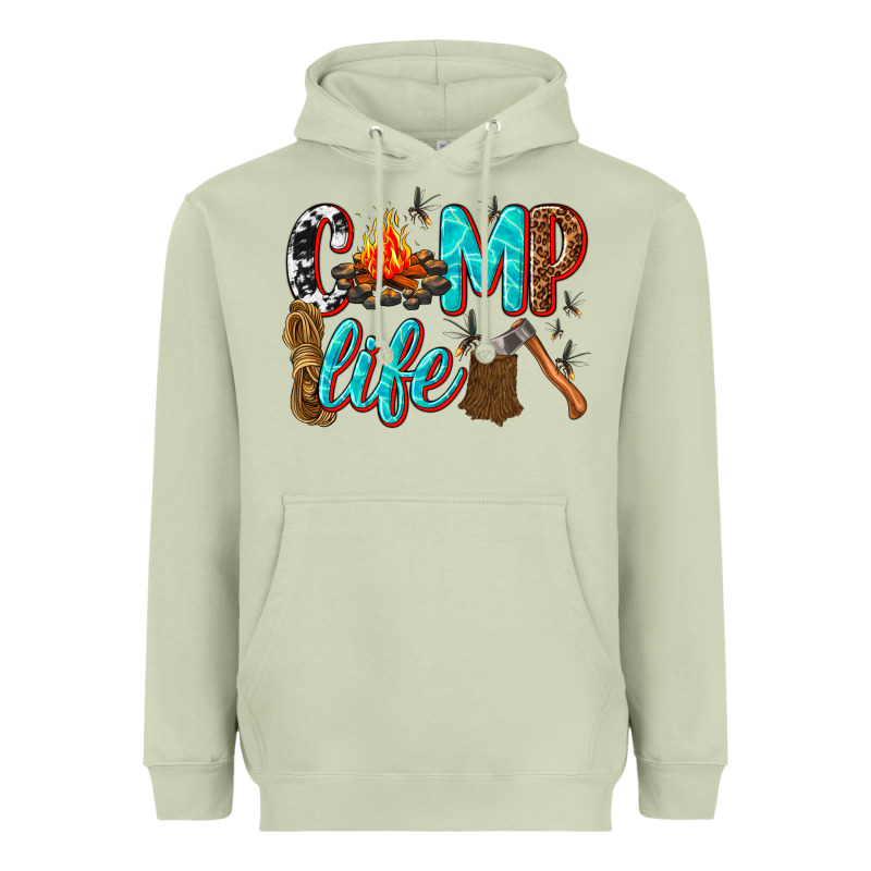 Camp Life Heavyweight Hoodie by texasbilliewilder | Teevron