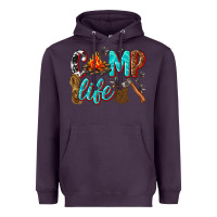 Plum camp life Heavyweight Hoodie - texasbilliewilder