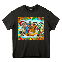 Asphalt joy jesus Heavy Core Tee - CowhideDigitalArt