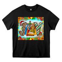 Black joy jesus Heavy Core Tee - CowhideDigitalArt