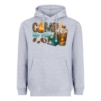 Heather Grey camp life coffee with coffee cup Heavyweight Hoodie - texasbilliewilder