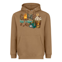Toasted Coconut camp life coffee with coffee cup Heavyweight Hoodie - texasbilliewilder