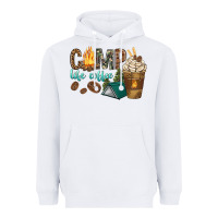 White camp life coffee with coffee cup Heavyweight Hoodie - texasbilliewilder