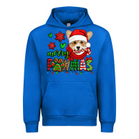 Cobalt merry pawmas christmas corgi Urban Hoodie - Jasminsmagicworld