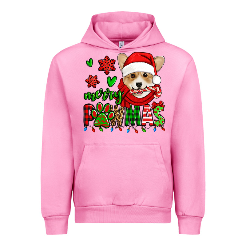 Merry Pawmas Christmas Corgi Urban Hoodie by Jasminsmagicworld | Teevron