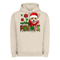 Pigment French Oak merry pawmas christmas corgi Urban Hoodie - Jasminsmagicworld