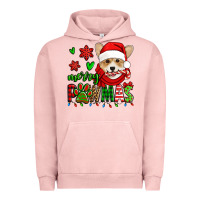 Pigment Salmon merry pawmas christmas corgi Urban Hoodie - Jasminsmagicworld