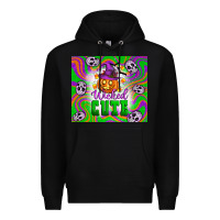Black Wicked cute halloween Premium Hoodie - Artiststas