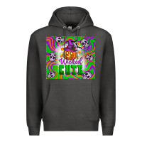 Charcoal Heather Wicked cute halloween Premium Hoodie - Artiststas