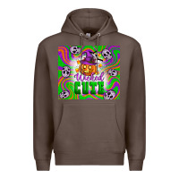 Coffee Wicked cute halloween Premium Hoodie - Artiststas