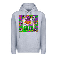 Heather Grey Wicked cute halloween Premium Hoodie - Artiststas