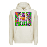 Oatmeal Heather Wicked cute halloween Premium Hoodie - Artiststas